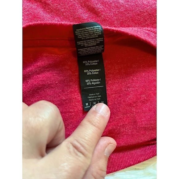 Anvil "Why is the carpet all wet Todd?" Printed Tee | Color: Red | Size: M - Picture 4 of 4